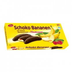 Konditorejas izstrādājums  ar avenēm CHOKO BANANA, 300g