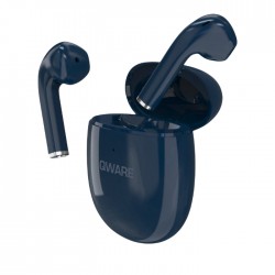 Bezvadu austiņas, QWARE,- zilas