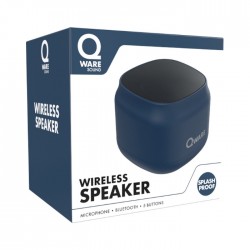 Bezvada skaļrunis QWARE, bluetooth 5.1 - zils
