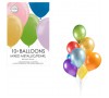 Gaisa balonu komplekts, metālisks/pērle -10 gab