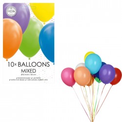 Gaisa balonu komplekts, dažādas krāsās -10 gab Gaisa balonu komplekts, dažādas krāsās -10 gab