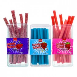 Кондитерские изделия "Candy tubes" разные вкусы, 275г.