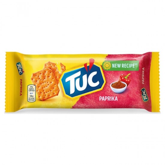 Крекеры с паприкой TUC,- 100гр