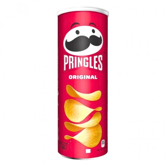 Sāļais našķis kartupeļu, PRINGLES, Original,- 165g