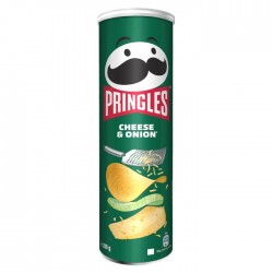 Картофельный снек соленый,PRINGLES, сыр/лук,- 165г