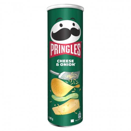 Картофельный снек соленый,PRINGLES, сыр/лук,- 165г