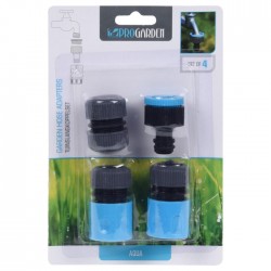 Savienojumu komplekts dārza šļūtenēm, PRO GARDEN, - 4 gab.