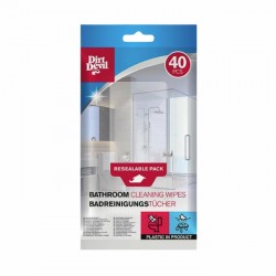 Mitrās salvetes DIRT DEVIL,- 40gab Mitrās salvetes DIRT DEVIL,- 40gab