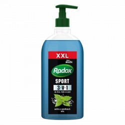 Vīriešu dušas želeja, Sport, RADOX,- 750 ml