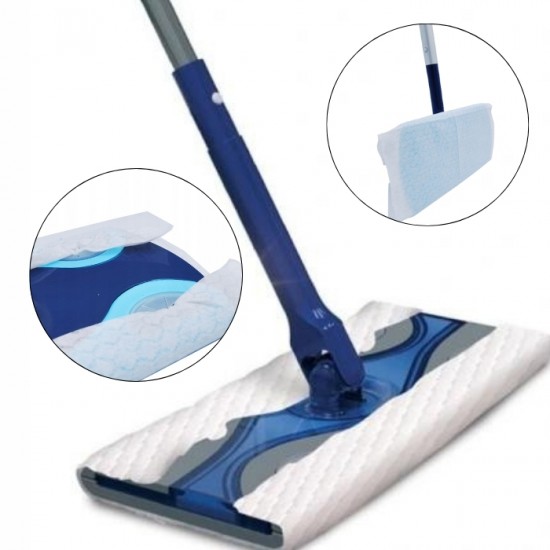 Набор для мытья полов SMART MOP 24см + 10 сухих салфеток для пола