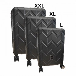 Ceļojumu koferis TRAVELSTAR - melns, XL Ceļojumu koferis TRAVELSTAR - melns, XL