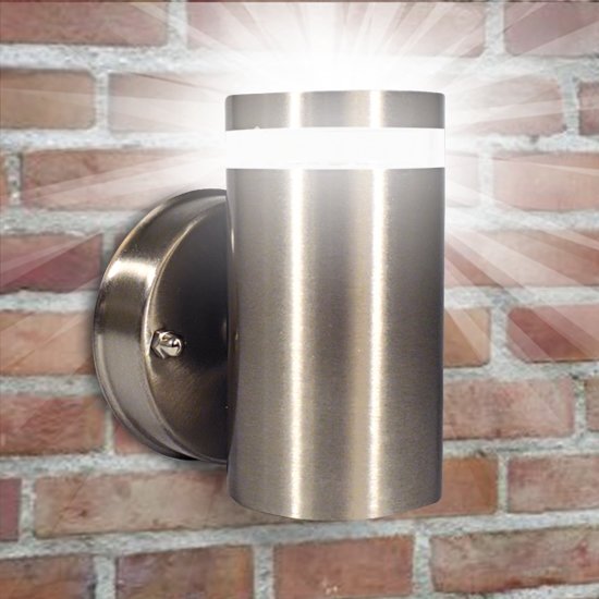 Gaismas diožu sienas lampa 60x88x110mm