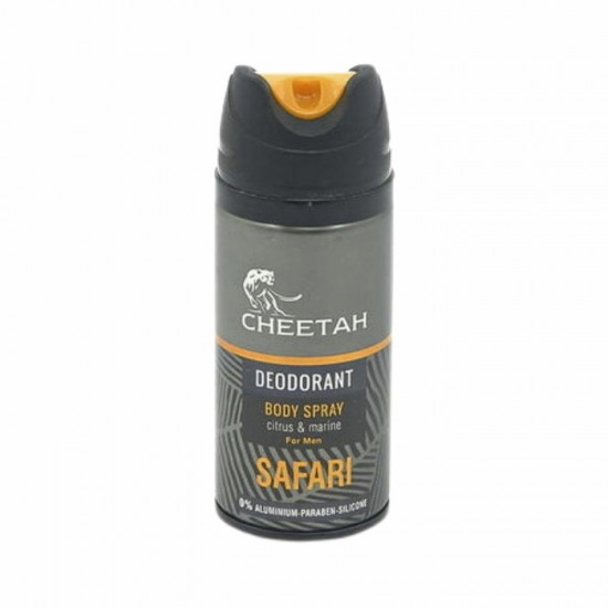 Vīriešu dezodorants, CHEETAH, Safary,- 150ml