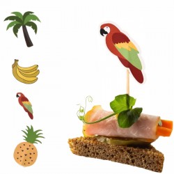 Koka irbuļu komplekts Tropical,EXCELLENT HOUSEWARE, - 20gab. Koka irbuļu komplekts Tropical,EXCELLENT HOUSEWARE, - 20gab.