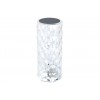 Kristāla galda lampa ar LED apgaismojumu