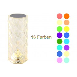 Kristāla galda lampa ar LED apgaismojumu Kristāla galda lampa ar LED apgaismojumu