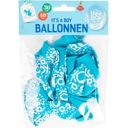 Piepūšamie baloni 10 gab, 30 cm - IT'S A BOY