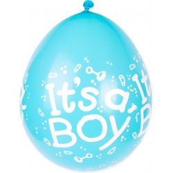 Piepūšamie baloni 10 gab, 30 cm - IT'S A BOY Piepūšamie baloni 10 gab, 30 cm - IT'S A BOY