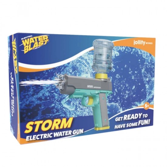 Elektriskā ūdens pistole WATER BLAST, Storm,- zaļš Elektriskā ūdens pistole WATER BLAST, Storm,- zaļš