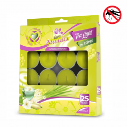 CITRONELLA Чайные свечи 25 шт - против комаров