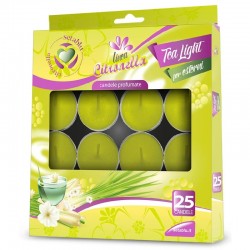 CITRONELLA Чайные свечи 25 шт - против комаров