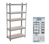 Metāla stelāža, BODEN,- 180x90x40 cm