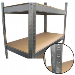 Металлический стеллаж, BODEN, - 180x90x40 см.