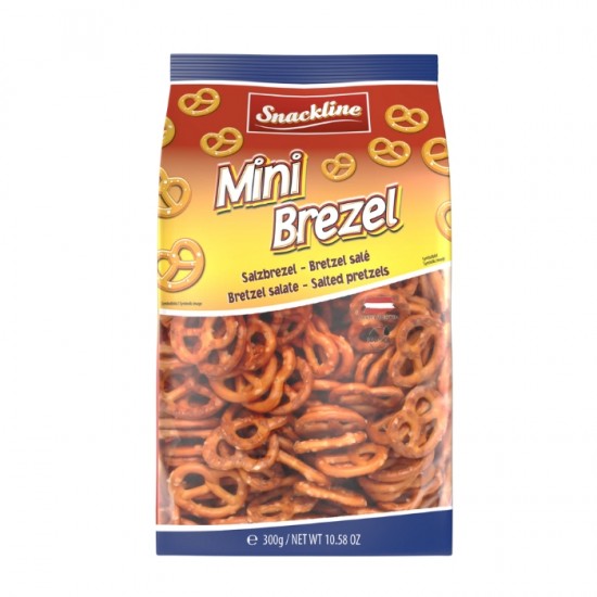 Mini krekeri, SNACKLINE, 300g,- sālie