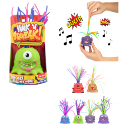 Игрушечный монстр со звуками Yank'n SQUEAK 6 видов