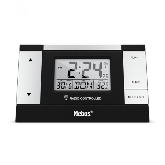 Radio modinātājs, MEBUS,- melns