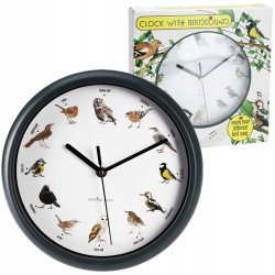 Sienas pulkstenis BIRD - ar putnu skaņām 25cm