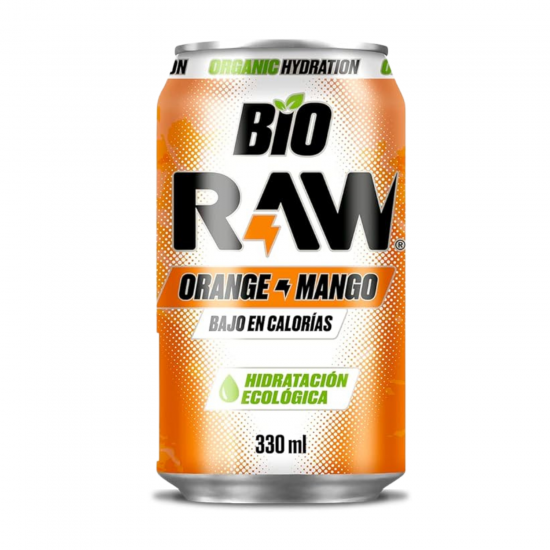 Dzēriens organisks RAW 330ml - Orange & Mango