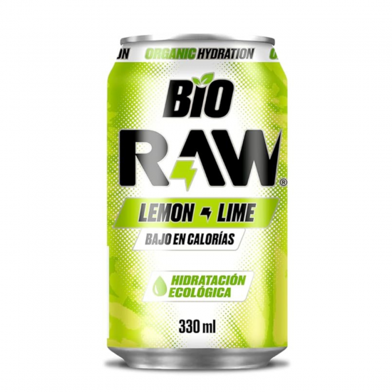 Dzēriens organisks RAW 330ml - Lemon & Lim