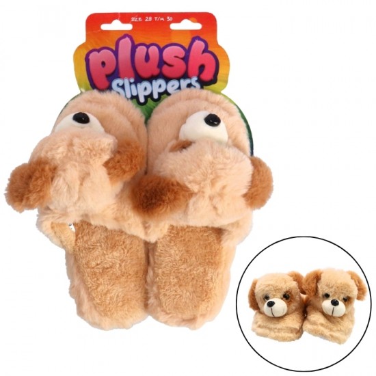 Bērnu čības, PLUSH DOG,- 28-30 izm