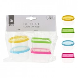 Pārtikas uzglabāšanas konteineru komplekts,- 4 gab Pārtikas uzglabāšanas konteineru komplekts,- 4 gab