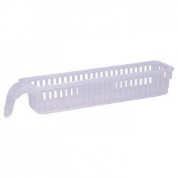 Groziņš ledusskapim,- 35 x 7,5 x 6 cm,- perforēts Groziņš ledusskapim,- 35 x 7,5 x 6 cm,- perforēts