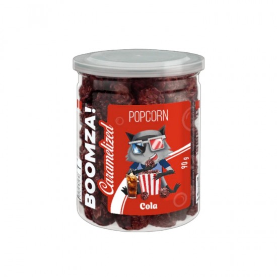 Karamelizēts popkorns, BOOMZA, 90g,- Cola