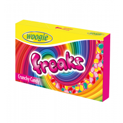 Cukura dražejas FREAKS 150g