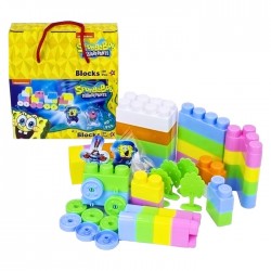 Конструктор, SPONGE BOB,- 40 шт.