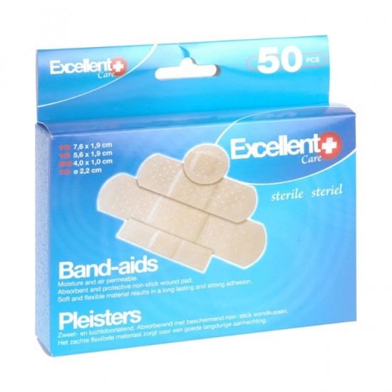 Plāksteri, EXCELLENT, 50 gab