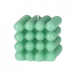 Svēce SQUARE,- gaiši zaļa