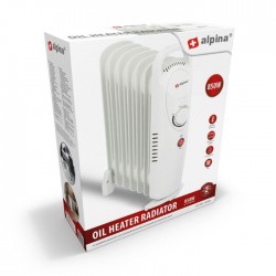 Масляный обогреватель, ALPINA, - 850Вт