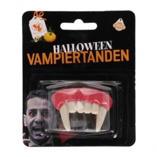 Искусственные зубы вампира, HALLOWEEN, - 1 шт.