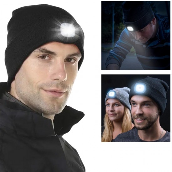 Cepure ar LED lukturi Cepure ar LED lukturi