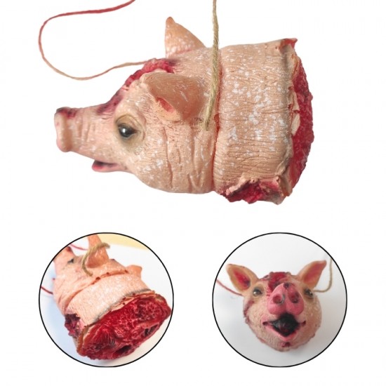 Dekors, HALLOWEEN,- cūkas galva