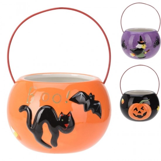 Декоративный горшок/подсвечник, HALLOOWEEN