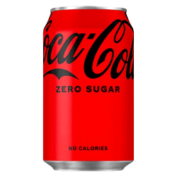 Dzēriens COCA-COLA 0.33L - ZERO SUGAR