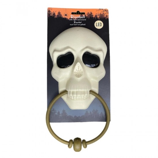 Дверной звонок, HALLOWEEN,- череп