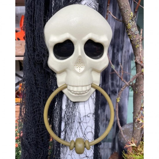 Дверной звонок, HALLOWEEN,- череп