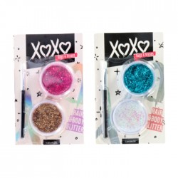 Набор блесток для волос/тела, VASUELLE XOXO, - 2 шт.